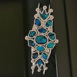 Abalone bangle bracelet